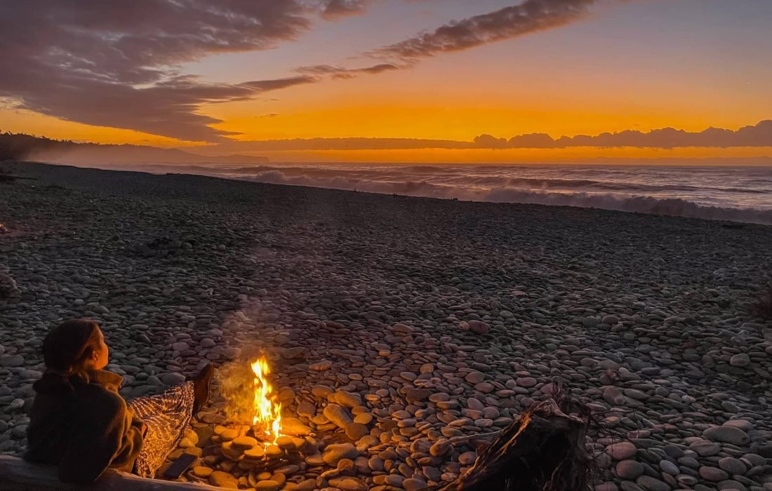 Gillespie Beach Campsite - Franz Josef Nationalpark (Neuseeland)